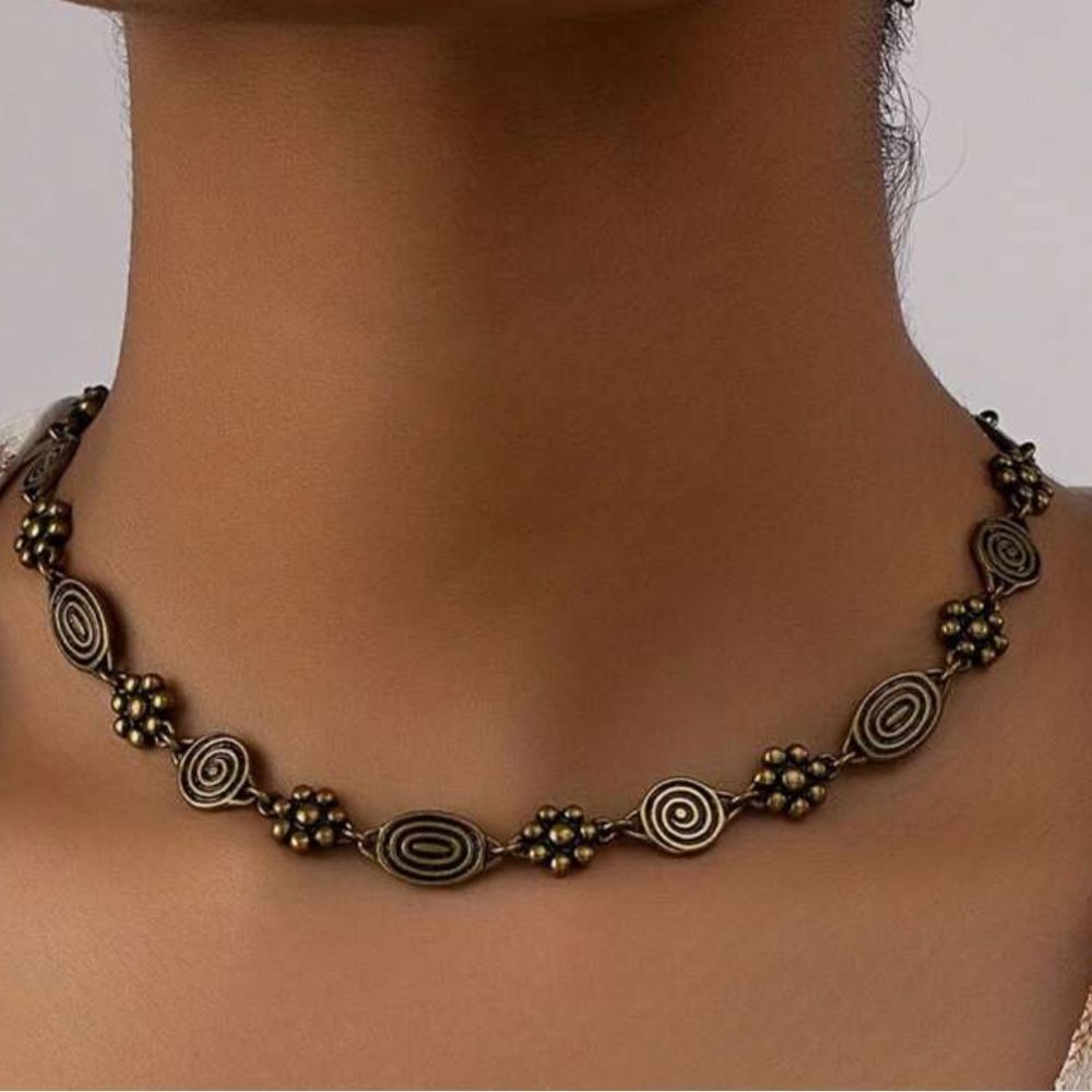 Boho geo Necklace #2067
